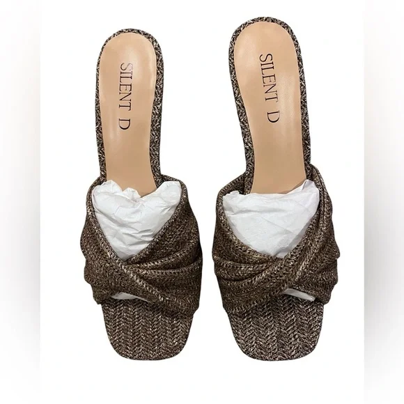 Anthropologie Silent D Katia Wedge Sandals EU sz 41,new in box - Picture 4 of 11